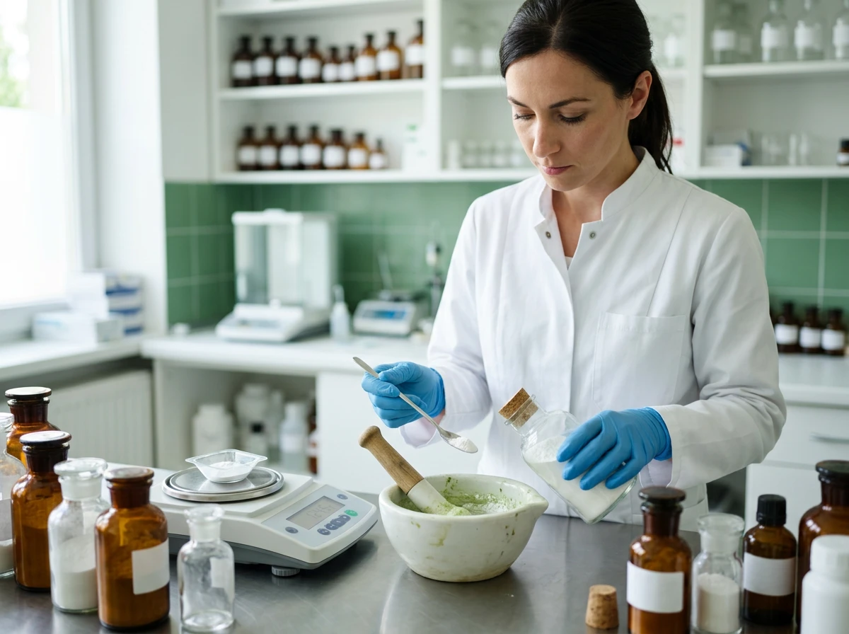 Préparation magistrale en pharmacie